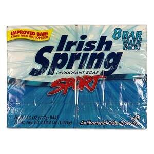 Irish Spring SPORT Deodorant Soap Bars 8-pack 4.5 oz Ea Discontinued New/Sealed